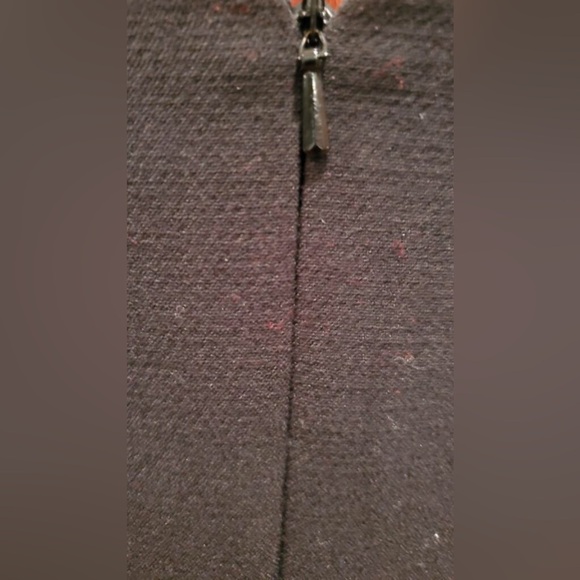 NWOT Michal Kors black long sleeve dress with silver & pewter studded trim Sz 10 - Picture 6 of 8